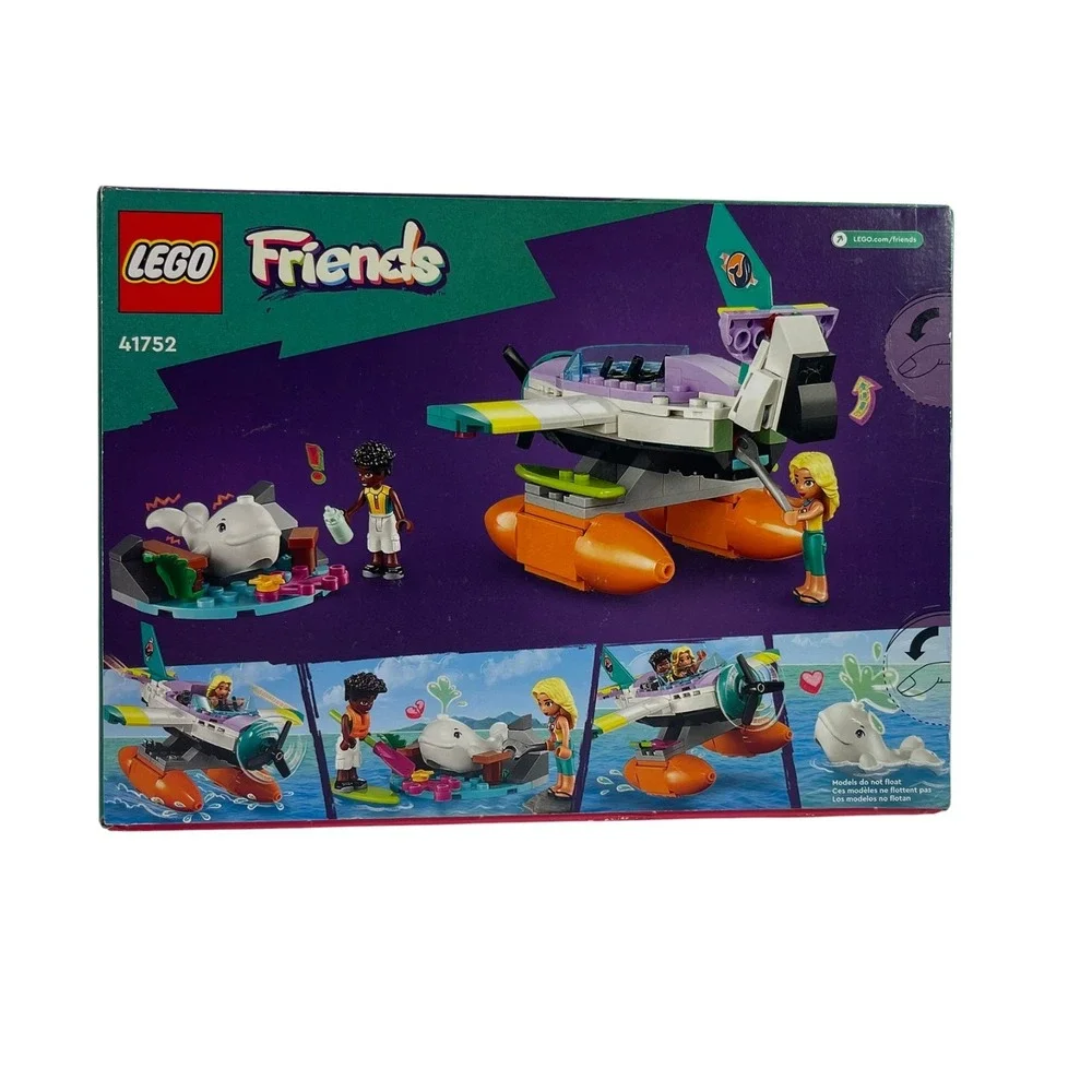 Lego Friends 41752 Sea Rescue Plane Building Blocks